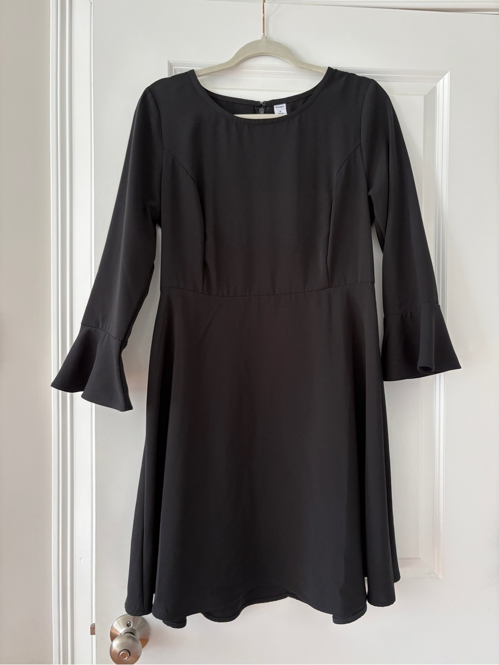 Old Navy Black Bell-Sleeve A-Line Dress